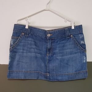 Old Navy Medium Denim Mini Skirt
